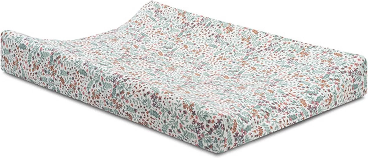 Jollein Aankleedkussenhoes Bloom Jersey 50x70cm 1 Jollein Aankleedkussenhoes Bloom Jersey 50x70cm