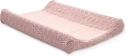 Jollein Aankleedkussenhoes River Knit 50x70cm - Pale Pink
