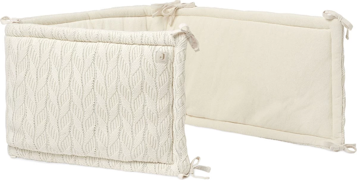 Jollein Bedomrander Spring Knit 180x35cm - Ivory 1 Jollein Bedomrander Spring Knit 180x35cm - Ivory