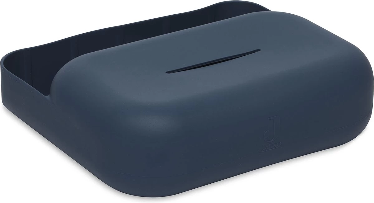 Jollein Billendoekjes Box Siliconen - Jeans Blue 1 Jollein Billendoekjes Box Siliconen - Jeans Blue