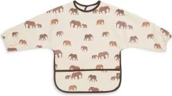 Jollein Slab Waterproof Met Mouw Meadow - Rosewood -Jollein Babyparadijs 1200x669 2