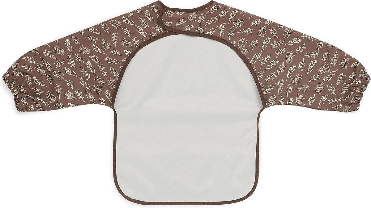 Jollein Slab Waterproof Met Mouw Meadow - Chestnut 3 Jollein Slab Waterproof Met Mouw Meadow - Chestnut - Afbeelding 3