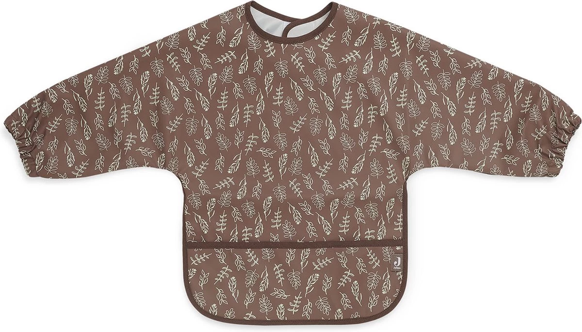 Jollein Slab Waterproof Met Mouw Meadow - Chestnut 1 Jollein Slab Waterproof Met Mouw Meadow - Chestnut