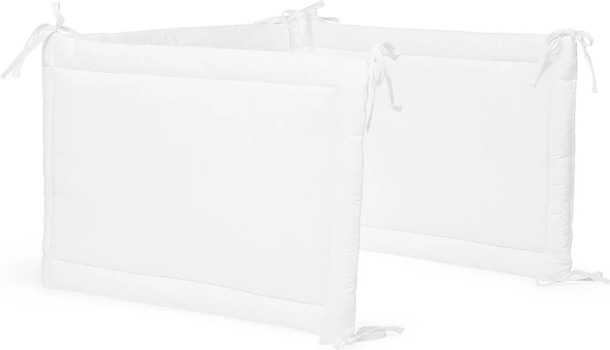 Jollein Bedomrander 180x40 Cm - Wit 6 Jollein Bedomrander 180x40 Cm - Wit - Afbeelding 6