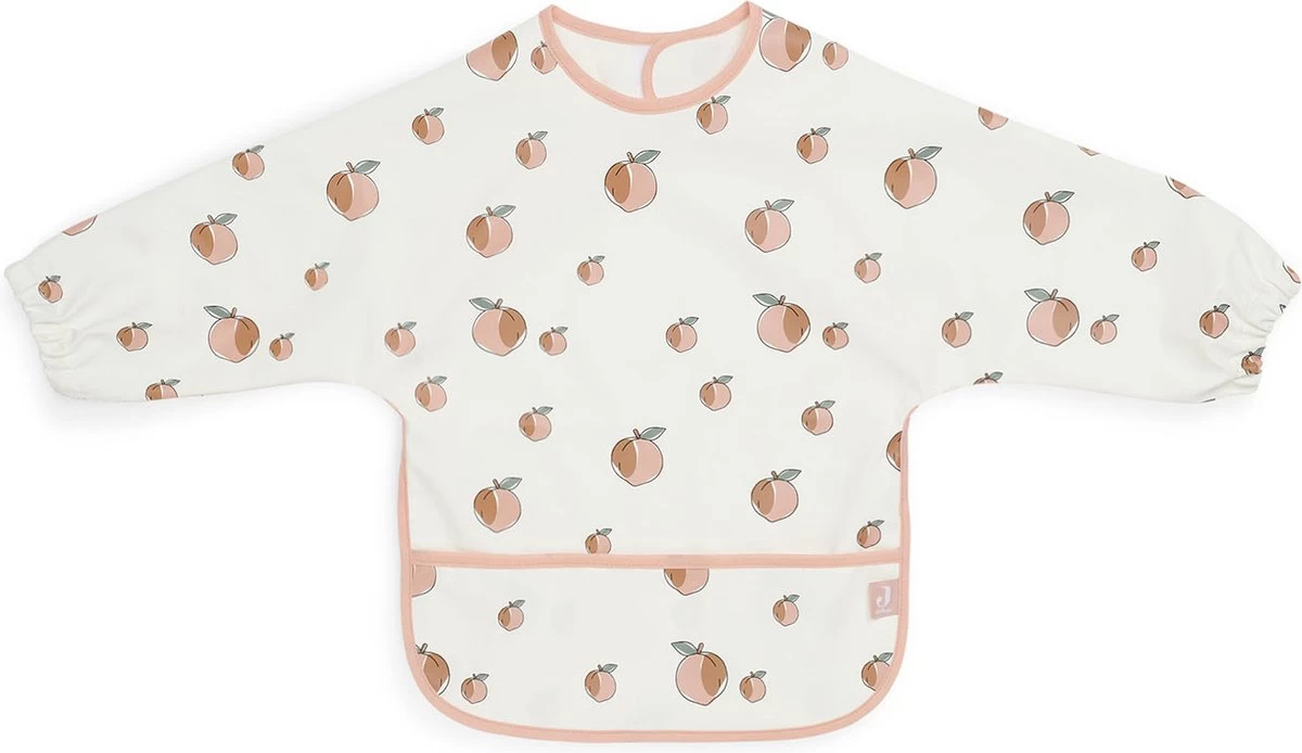 Jollein Slab Waterproof Met Mouw - Peach 2 Jollein Slab Waterproof Met Mouw - Peach - Afbeelding 2