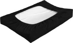 Jollein Aankleedkussenhoes Badstof 50x70cm - Black -Jollein Babyparadijs 1200x713 2