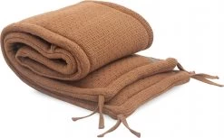 Jollein Bedomrander Bliss Knit 180x35cm - Nougat -Jollein Babyparadijs 1200x742