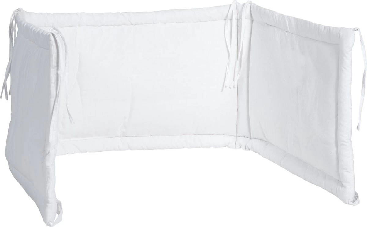 Jollein Bedomrander 180x40 Cm - Wit 1 Jollein Bedomrander 180x40 Cm - Wit