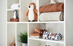 Jollein Hydrofiel Multidoek Spot 70x70cm - Caramel - 3 Stuks -Jollein Babyparadijs 1200x758