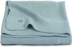 Jollein Baby Deken Ledikant 100x150cm Basic Knit - Stone Grey -Jollein Babyparadijs 1200x790