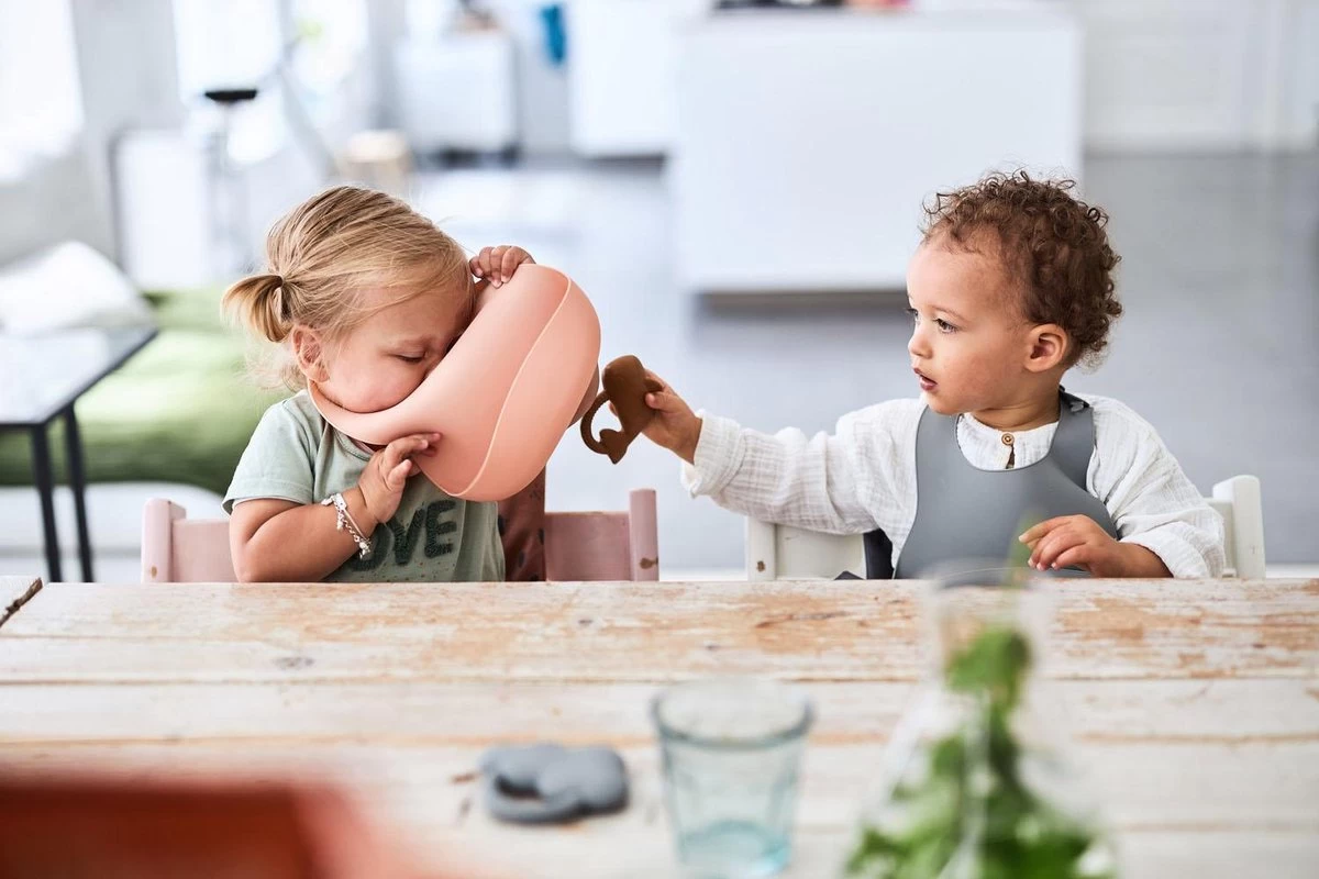 Jollein Slab Siliconen - Pale Pink 3 Jollein Slab Siliconen - Pale Pink - Afbeelding 3