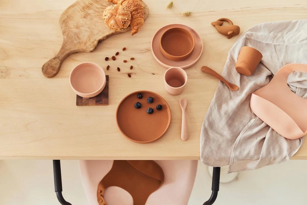 Jollein Slab Siliconen - Pale Pink 4 Jollein Slab Siliconen - Pale Pink - Afbeelding 4