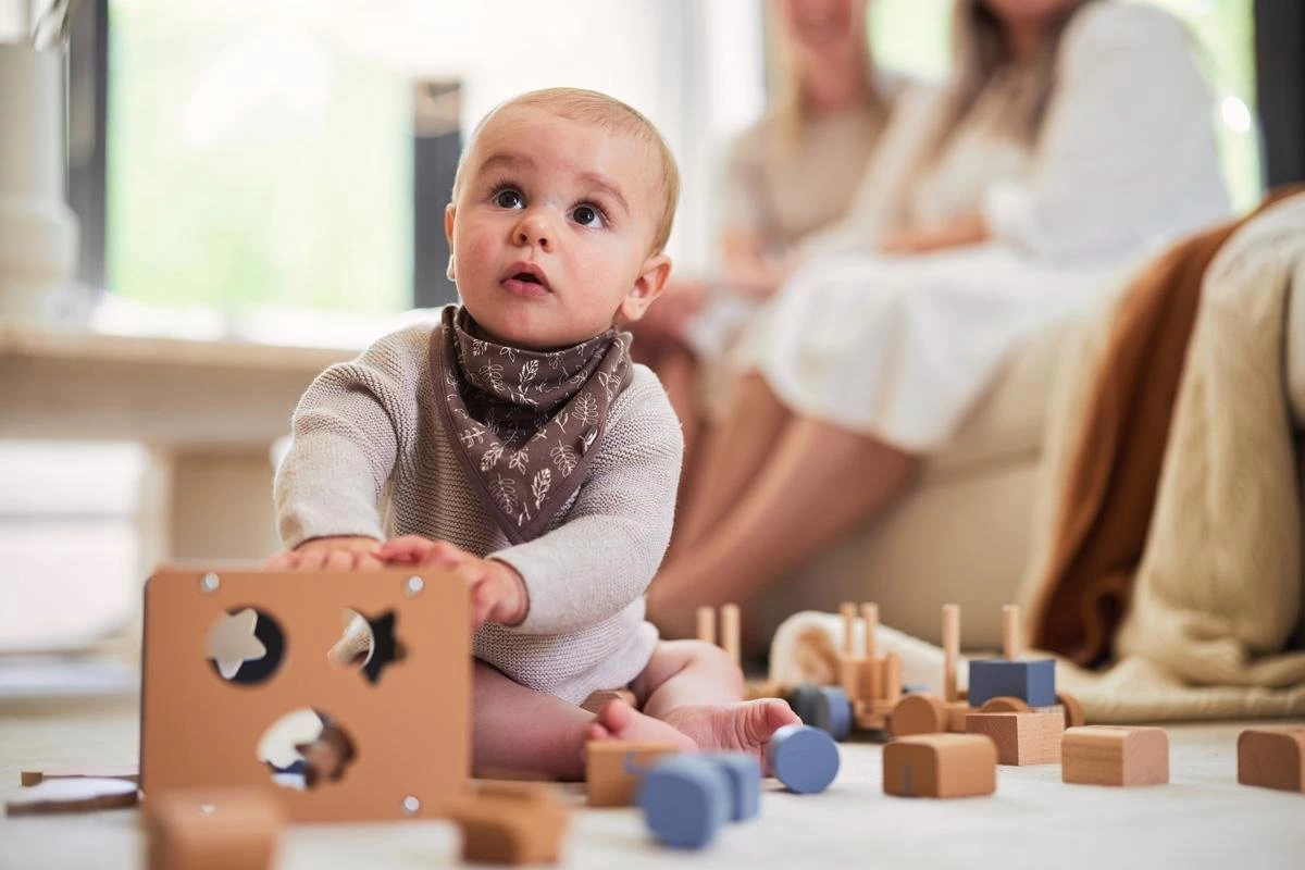 Jollein Slab Bandana Meadow - Chestnut - 2 Stuks 11 Jollein Slab Bandana Meadow - Chestnut - 2 Stuks - Afbeelding 11