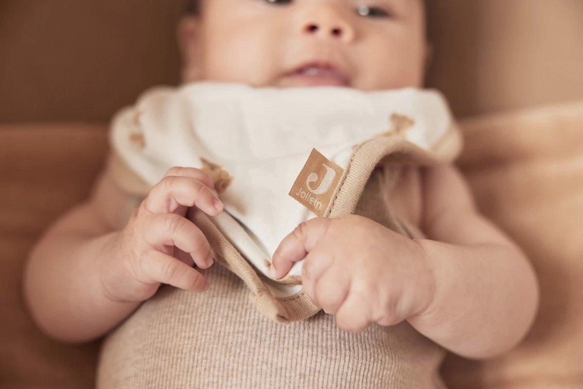 Jollein Slab Bandana Teddy Bear - 2 Stuks - GOTS 6 Jollein Slab Bandana Teddy Bear - 2 Stuks - GOTS - Afbeelding 6