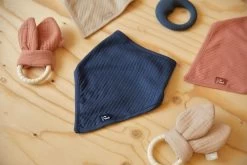 Jollein Slab Bandana Basic Stripe - Jeans Blue - 2 Stuks -Jollein Babyparadijs 1200x800 226