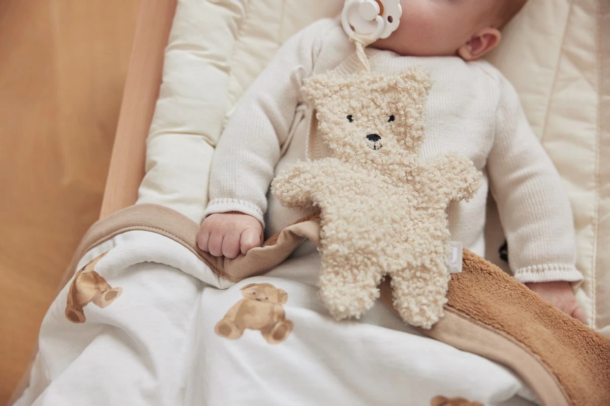 Jollein Baby Deken Wieg Jersey 75x100cm - Teddy Bear 8 Jollein Baby Deken Wieg Jersey 75x100cm - Teddy Bear - Afbeelding 8