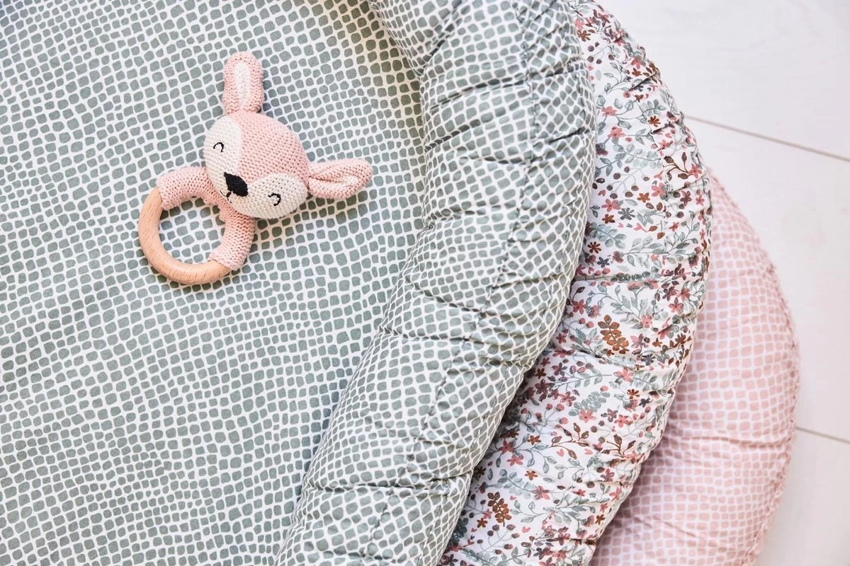 Jollein Babynest Snake 90x52cm - Ash Green 6 Jollein Babynest Snake 90x52cm - Ash Green - Afbeelding 6