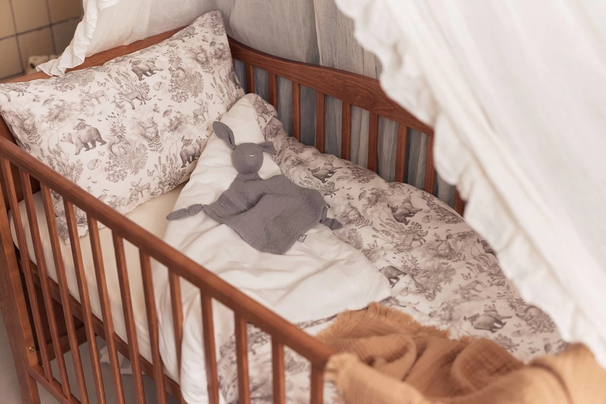 Jollein Baby Dekbedovertrek Met Sloop 100x135/140cm Pimpelmees - Forest Animals 5 Jollein Baby Dekbedovertrek Met Sloop 100x135/140cm Pimpelmees - Forest Animals - Afbeelding 5