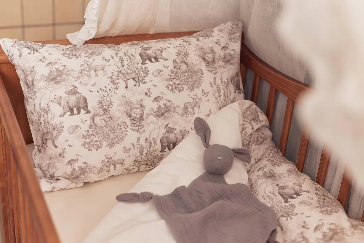 Jollein Baby Dekbedovertrek Met Sloop 100x135/140cm Pimpelmees - Forest Animals 6 Jollein Baby Dekbedovertrek Met Sloop 100x135/140cm Pimpelmees - Forest Animals - Afbeelding 6