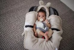 Jollein Wikkeldeken Bunny 100x105cm - Nougat -Jollein Babyparadijs 1200x800 548