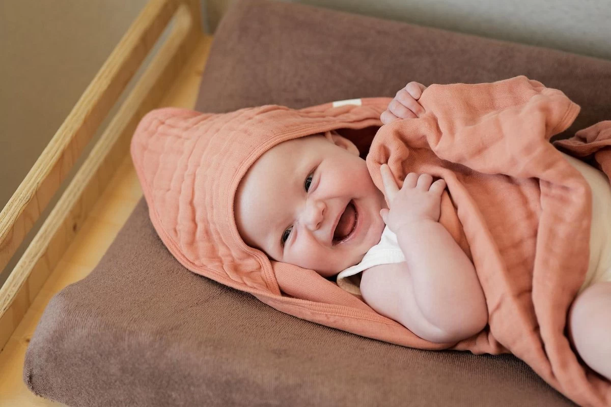 Jollein Aankleedkussenhoes Badstof 50x70cm - Chestnut - 2 Stuks 6 Jollein Aankleedkussenhoes Badstof 50x70cm - Chestnut - 2 Stuks - Afbeelding 6