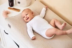 Jollein Aankleedkussenhoes Bliss Knit 50x70cm - Nougat -Jollein Babyparadijs 1200x800 620