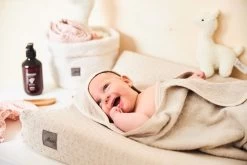 Jollein Aankleedkussenhoes Bliss Knit 50x70cm - Nougat -Jollein Babyparadijs 1200x800 621