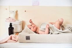 Jollein Aankleedkussenhoes Bliss Knit 50x70cm - Nougat -Jollein Babyparadijs 1200x800 625