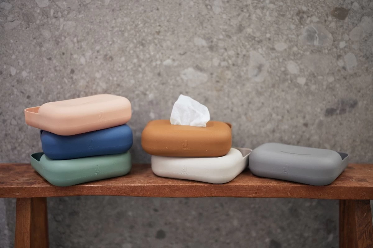 Jollein Billendoekjes Box Siliconen - Jeans Blue 4 Jollein Billendoekjes Box Siliconen - Jeans Blue - Afbeelding 4