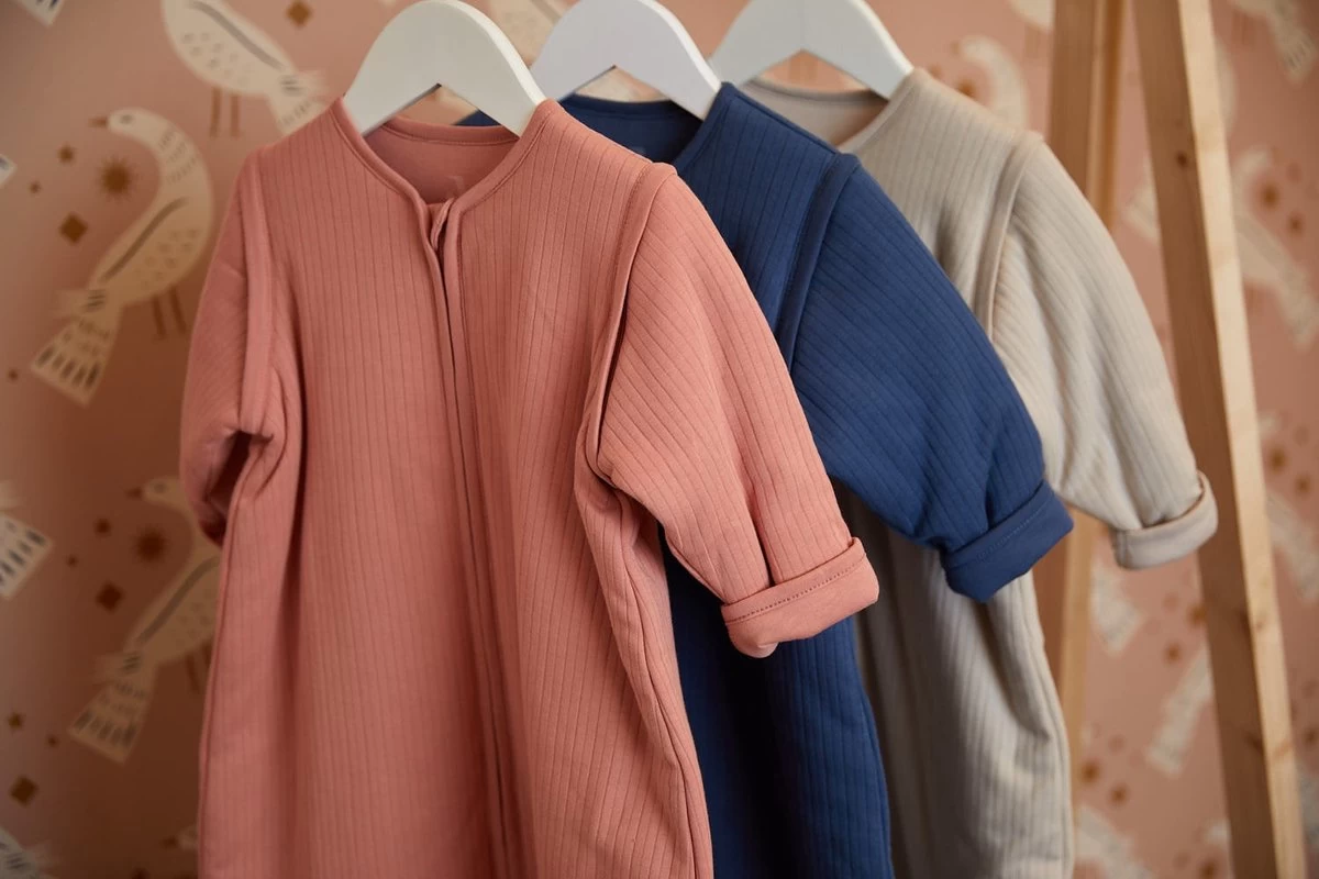 Jollein Baby Baby Winterslaapzak Met Afritsbare Mouw 110cm Basic Stripe - Jeans Blue 6 Jollein Baby Baby Winterslaapzak Met Afritsbare Mouw 110cm Basic Stripe - Jeans Blue - Afbeelding 6