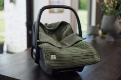 Jollein Voetenzak Pure Knit - Leaf Green -Jollein Babyparadijs 1200x800 903