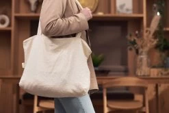 Jollein Shopper Embroidery - Ivory -Jollein Babyparadijs 1200x800 908