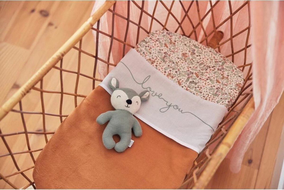 Jollein Baby Hoeslaken Boxmatras Jersey 75x95cm - Bloom 3 Jollein Baby Hoeslaken Boxmatras Jersey 75x95cm - Bloom - Afbeelding 3