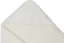 Jollein Badcape Embroidery 75x75cm - Ivory -Jollein Babyparadijs 1200x809