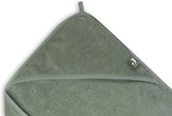 Jollein Badcape Badstof 75x75cm - Ash Green -Jollein Babyparadijs 1200x811