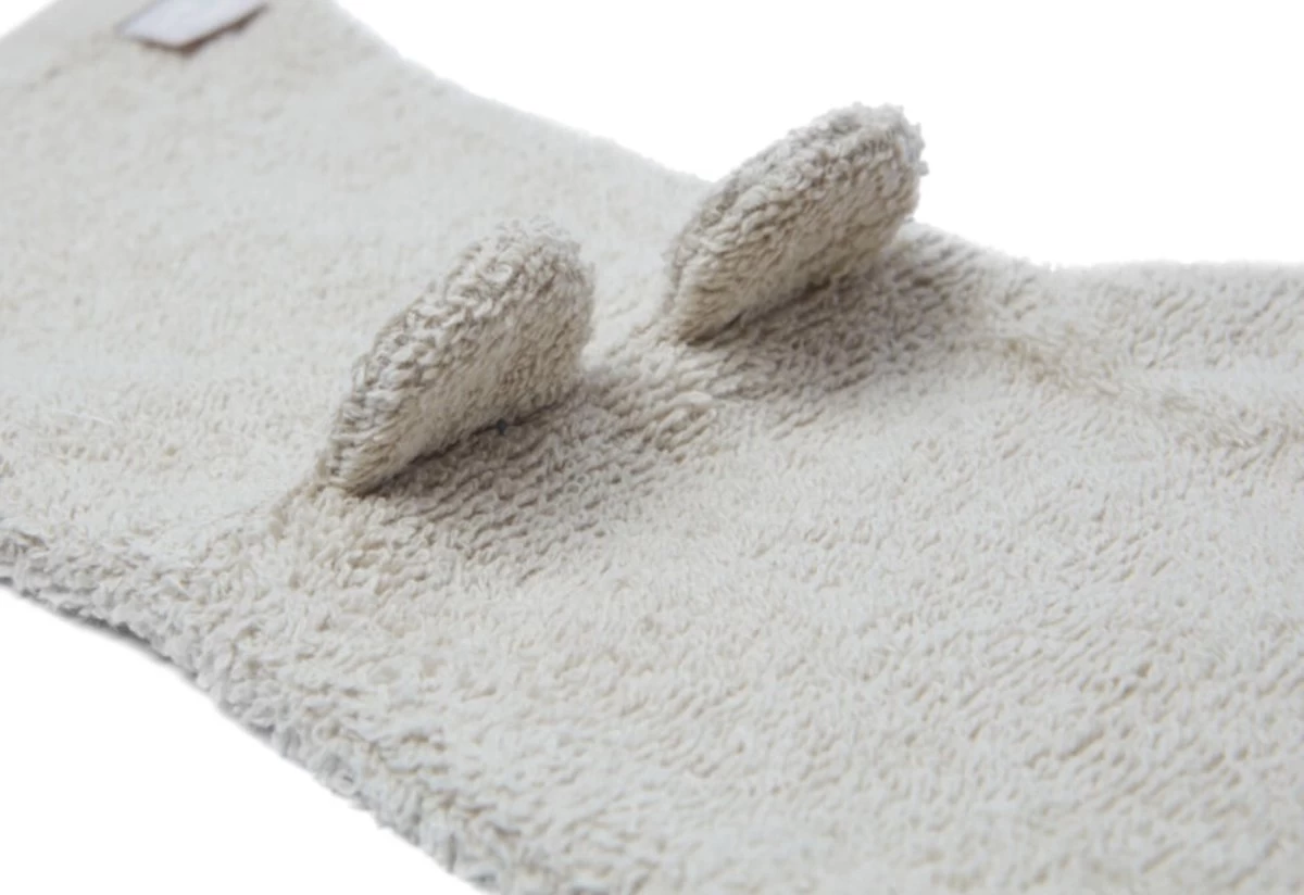 Jollein Baby Washand Badstof Ears - Nougat 1 Jollein Baby Washand Badstof Ears - Nougat