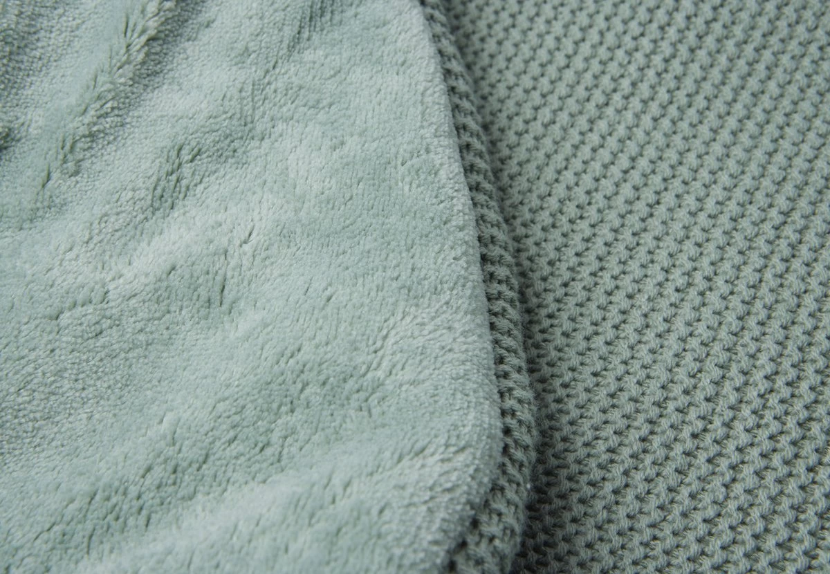 Jollein Boxkleed Rond ⌀ 95cm Basic Knit - Forest Green 2 Jollein Boxkleed Rond ⌀ 95cm Basic Knit - Forest Green - Afbeelding 2