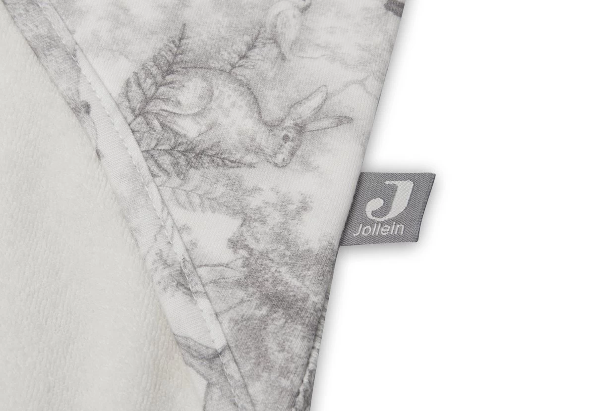 Jollein Badcape 75x75cm Pimpelmees - Forest Animals 7 Jollein Badcape 75x75cm Pimpelmees - Forest Animals - Afbeelding 7