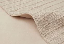 Jollein Baby Deken Ledikant Velvet Pure Knit - Nougat - GOTS -Jollein Babyparadijs 1200x830 80