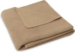 Jollein Baby Deken Wieg 75x100cm Basic Knit - Biscuit -Jollein Babyparadijs 1200x833 2