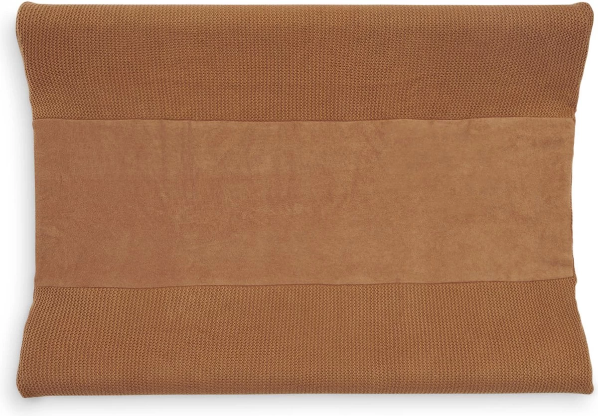 Jollein Aankleedkussenhoes Basic Knit 50x70cm - Caramel 7 Jollein Aankleedkussenhoes Basic Knit 50x70cm - Caramel - Afbeelding 7