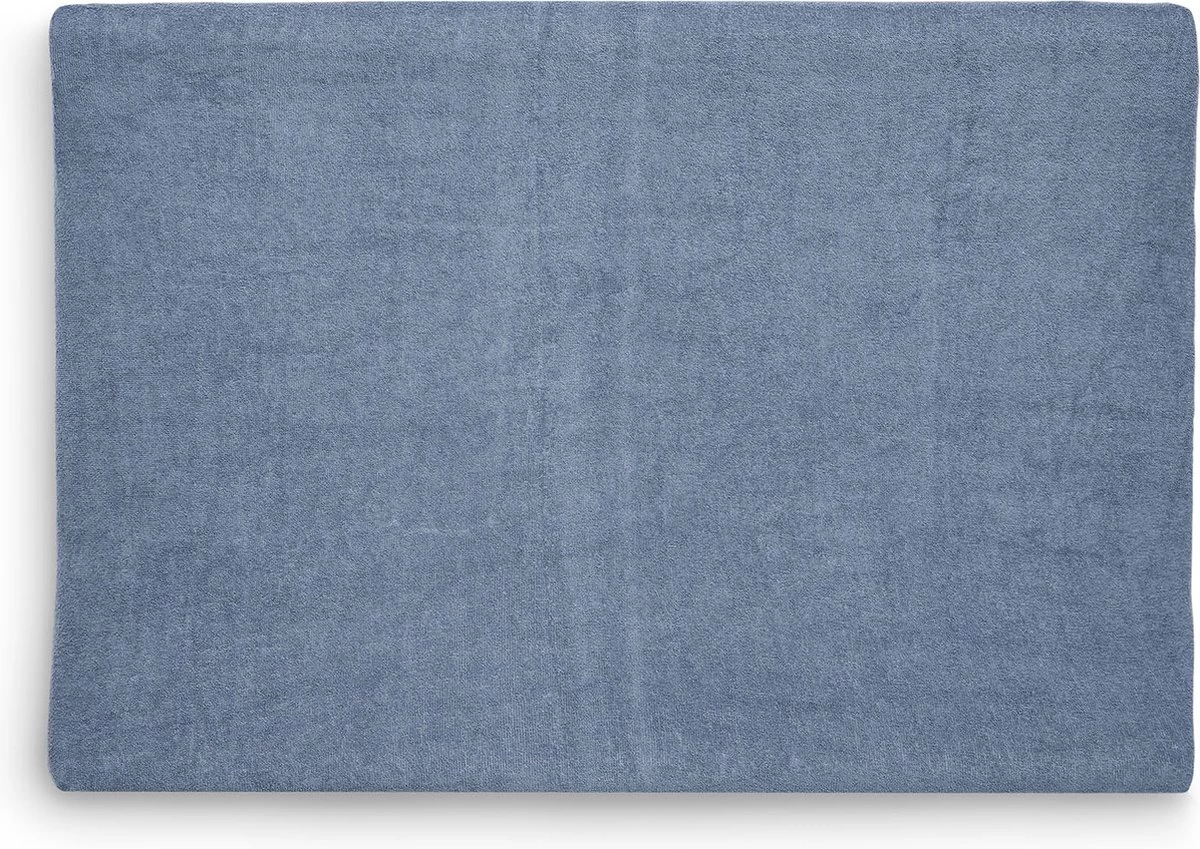 Jollein Aankleedkussenhoes Badstof 50x70cm - Jeans Blue 3 Jollein Aankleedkussenhoes Badstof 50x70cm - Jeans Blue - Afbeelding 3