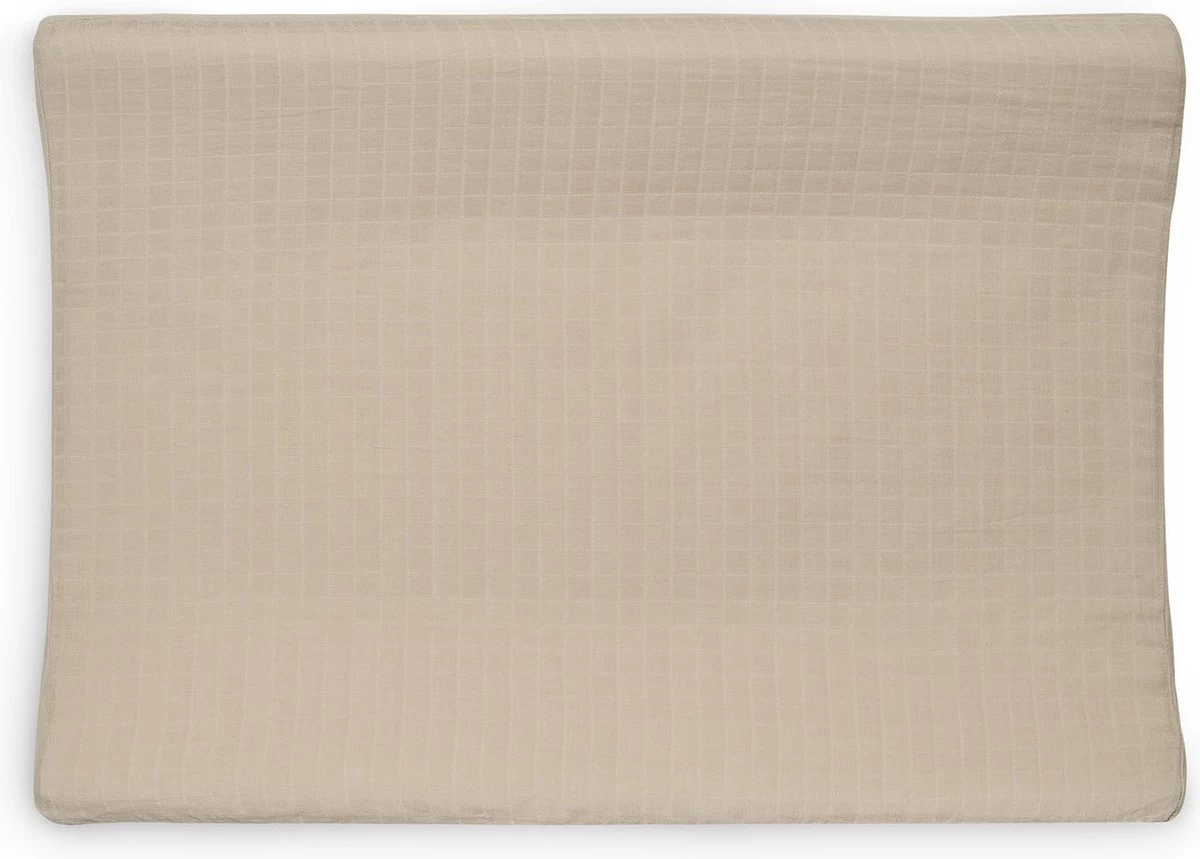 Jollein Aankleedkussenhoes Wrinkled 50x70cm - Nougat 4 Jollein Aankleedkussenhoes Wrinkled 50x70cm - Nougat - Afbeelding 4