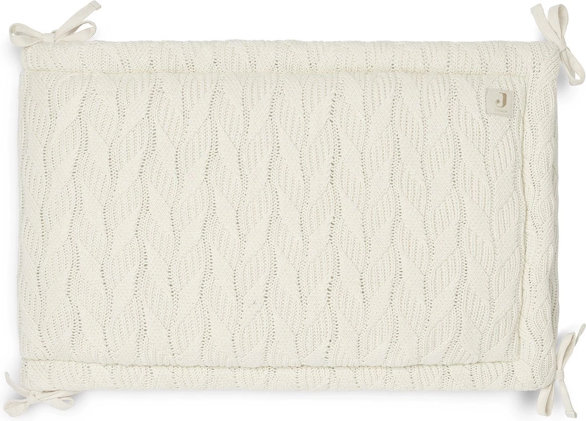 Jollein Bedomrander Spring Knit 180x35cm - Ivory 3 Jollein Bedomrander Spring Knit 180x35cm - Ivory - Afbeelding 3