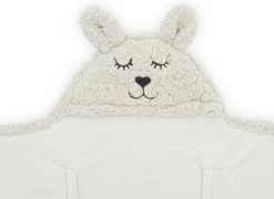 Jollein Wikkeldeken Bunny 100x105cm - Nougat -Jollein Babyparadijs 1200x873 4