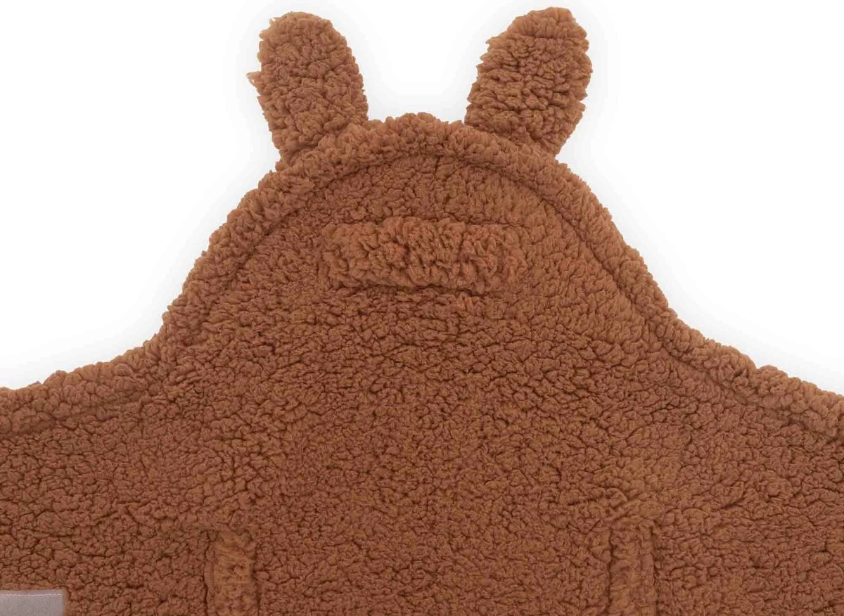 Jollein Wikkeldeken Bunny 100x105cm - Off-White 7 Jollein Wikkeldeken Bunny 100x105cm - Off-White - Afbeelding 7