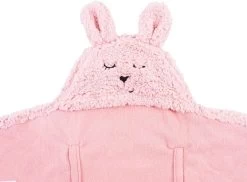 Jollein Wikkeldeken Bunny 100x105cm - Pale Pink -Jollein Babyparadijs 1200x884 2