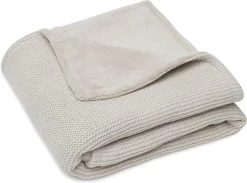 Jollein Baby Deken Ledikant 100x150cm Basic Knit - Nougat/Fleece 28 Jollein Baby Deken Ledikant 100x150cm Basic Knit - Nougat/Fleece -Jollein Babyparadijs 1200x891 4