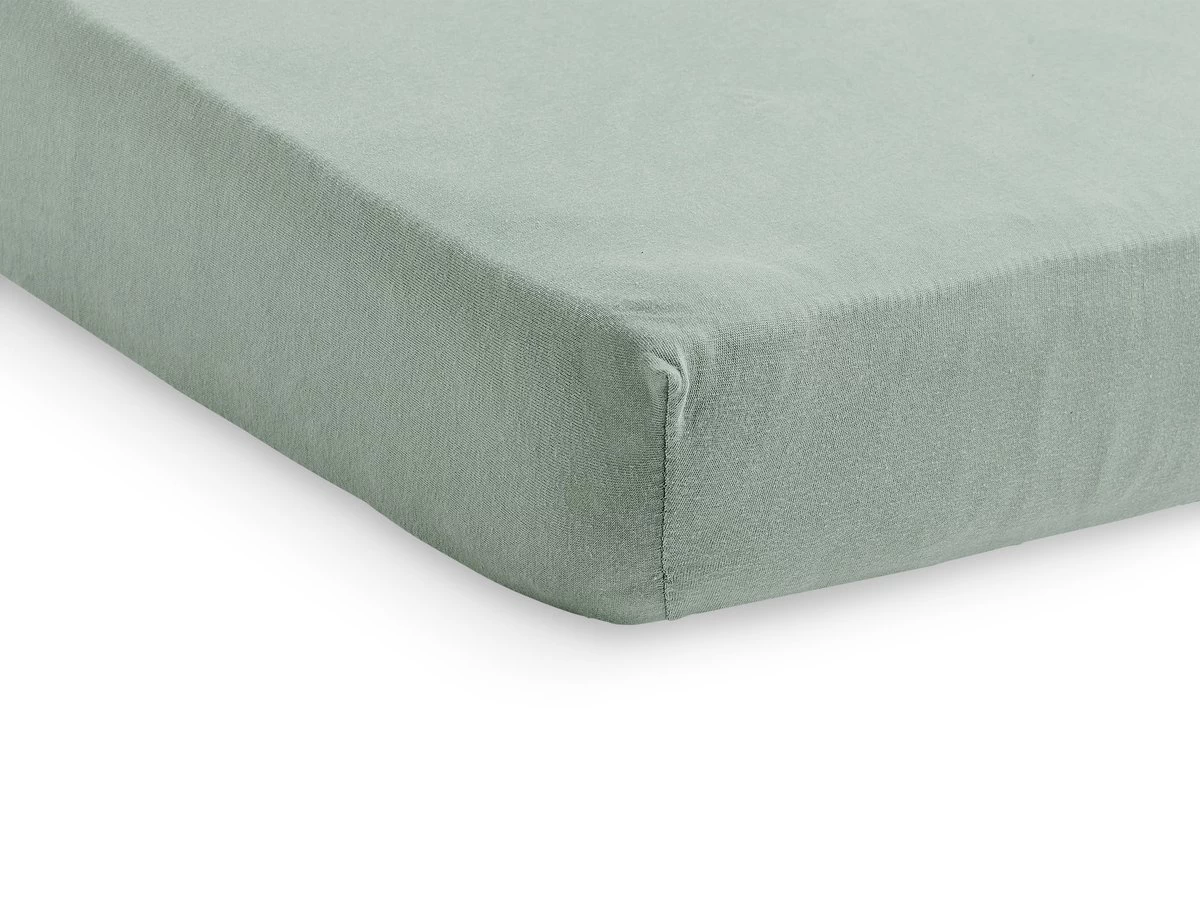 Jollein Baby Hoeslaken Boxmatras Jersey 75x95cm - Ash Green - 2 Stuks 8 Jollein Baby Hoeslaken Boxmatras Jersey 75x95cm - Ash Green - 2 Stuks - Afbeelding 8