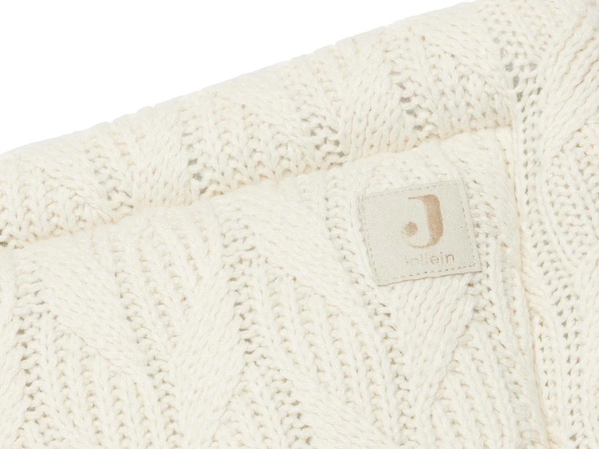 Jollein Bedomrander Spring Knit 180x35cm - Ivory 4 Jollein Bedomrander Spring Knit 180x35cm - Ivory - Afbeelding 4